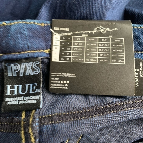 Hue Denim Capri Cropped Leggings - Picture 5 of 8